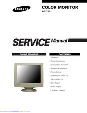SAMSUNG AQ17KS Service Manual