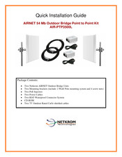 Netkrom AIR-PTP3500L Quick Installation Manual