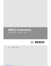Bosch AMC2-8IOE Installation Manual