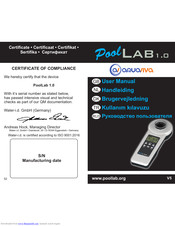 AquaViva POOL LAB 1.0 User Manual
