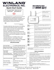 Winland EnviroAlert EA800-ip Quick Start Manual