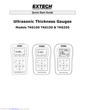 Extech Instruments TKG150 Quick Start Manual