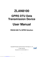 ZLAN ZLAN8100 User Manual