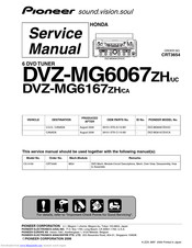 Pioneer DVZ-MG6167ZN/UCA Service Manual