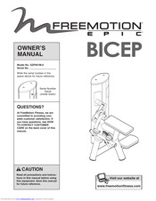 Freemotion EPIC Bicep Owner's Manual