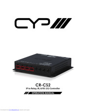 CYP CR-CS2 Operation Manuals