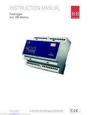 B+B Sensors FieldLogger Instruction Manual