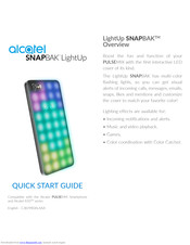 Alcatel SNAPBAK LightUp Quick Start Manual