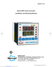 Mercoid Series MPC Installation And Operating Manual