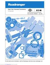 Eaton Fuller Roadranger CE MT Driver Manual