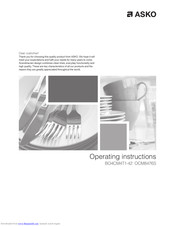 Asko BO4CM4T1-42 Operating Instructions Manual