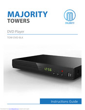 MAJORITY TOWERS TOW-DVD-BLK Instruction Manual