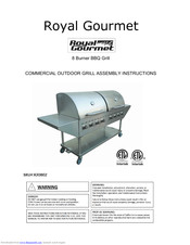 ROYAL GOURMET KX0802 Assembly Instructions Manual
