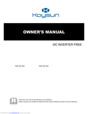 Kaysun KMF-450 DN3 Owner's Manual