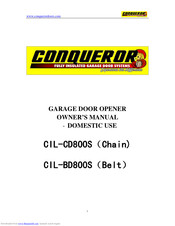 Conqueror CIL-BD800S Owner's Manual