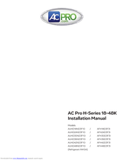 ACPro AUHD30ND3F1O Installation Manual