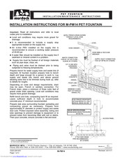 Murdock M-PM14 Installation And Maintenance Instructions