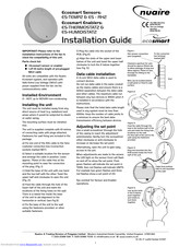 Nuaire ES-TEMP2 Installation Manual