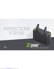 ZPower Rechargeable System Instructions For Use & Warranty