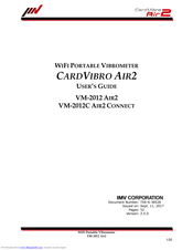 IMV VM-2012 Air2 User Manual