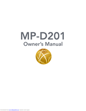 Vitus Audio MP-D201 Owner's Manual