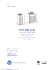 GE Consumer & Industrial TLE Series 160 Installation Manual