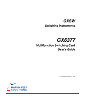 Marvin GX6377 User Manual