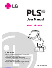 LG PSF1032A User Manual