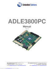 Embedded Solutions ADLE3800PC Manual