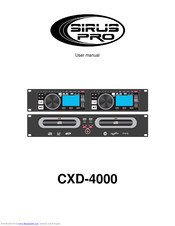 Sirus CXD-4000 User Manual