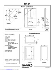 Lennox MPE-27 Installation Instructions