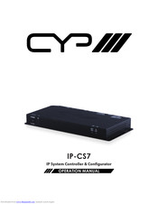CYP IP-CS7 Operation Manual