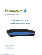 FreedomIQ ADTRAN 3120 Qos Configuration Manual