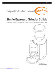 anfim AE 65 V Stp Instruction Manual
