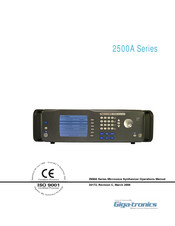 Giga-tronics 2520A Operation Manual