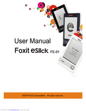 Foxit eSlick FE-01 User Manual