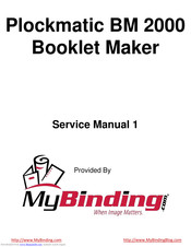 Plockmatic Bm 2000 Service Manual