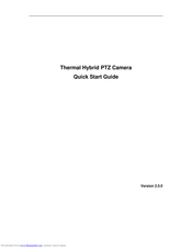 Dahua TPC-PT8420M-TC Quick Start Manual