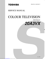 Toshiba 20A3VX Service Manual