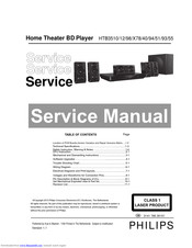 Philips HTB3510/98 Service Manual