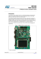 ST STM3241G-EVAL User Manual