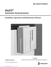 Manitowoc ID0976C Installation, Operation And Maintenance Manual