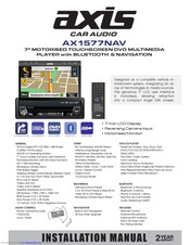 Axis AX1577NAV Installation Manual