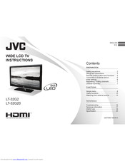 JVC LT-32G20 Instructions Manual