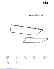 Frico Thermocassette HP6N Original Instructions Manual
