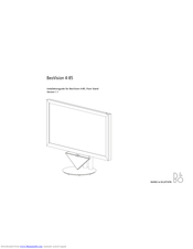 Bang & Olufsen BeoVision 4-85 Installation Manual