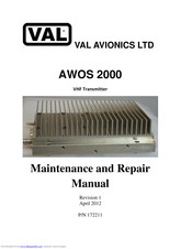 VAL AWOS 2000 Maintenance And Repair Manual