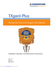Crowcon TXgard-Plus Installation, Operation And Maintenance Manual
