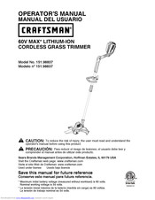 Craftsman 151.98837 Operator's Manual