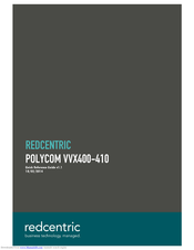 Polycom VVX400-410 Quick Reference Manual